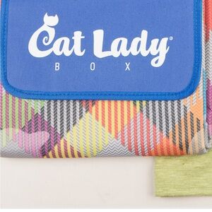 Cat lady picnic blanket/mat